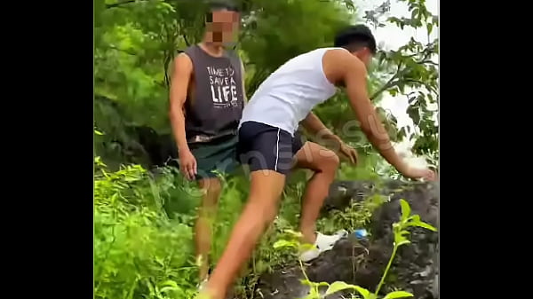 Couple Gay Asian Amateur Horny Big Cock Fucking Bareback Cumshot