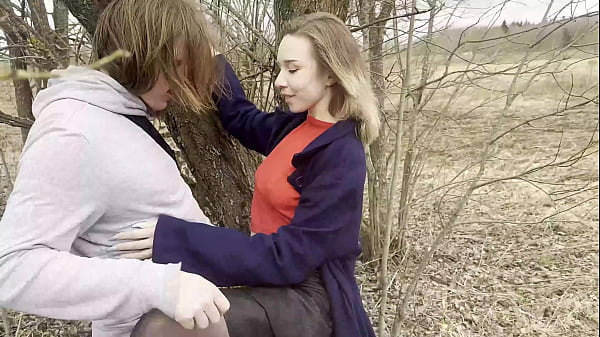 cute girlfriend public outdoor anal fucked