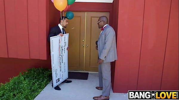 Jillian Janson wins two black cocks Jay Bangher, Chocolate God