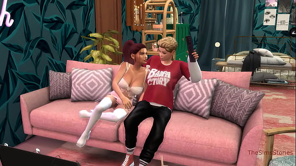 Lesbian couple – tomboy and sweet girl have a naughty sex