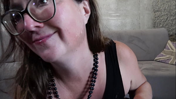 Masturbating in Fishnet Stockings