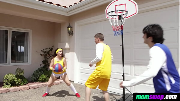 MomSwop – Moms Training with Their School Basketball Stepsons